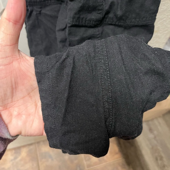 Black Overall shorts - Picture 3 of 6